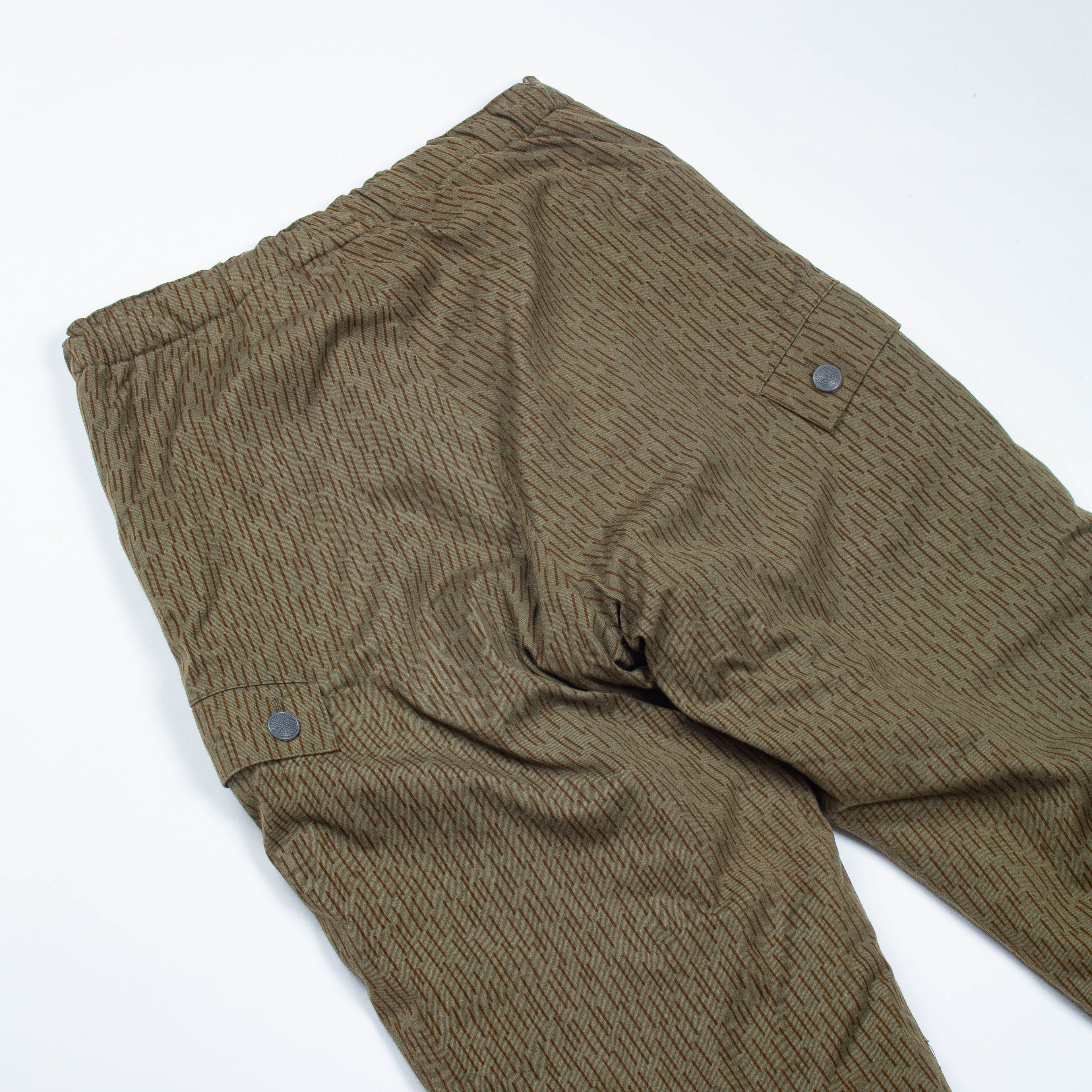 Deadstock 70s East German Raindrop Camo Trousers - 36x29 - Image 7